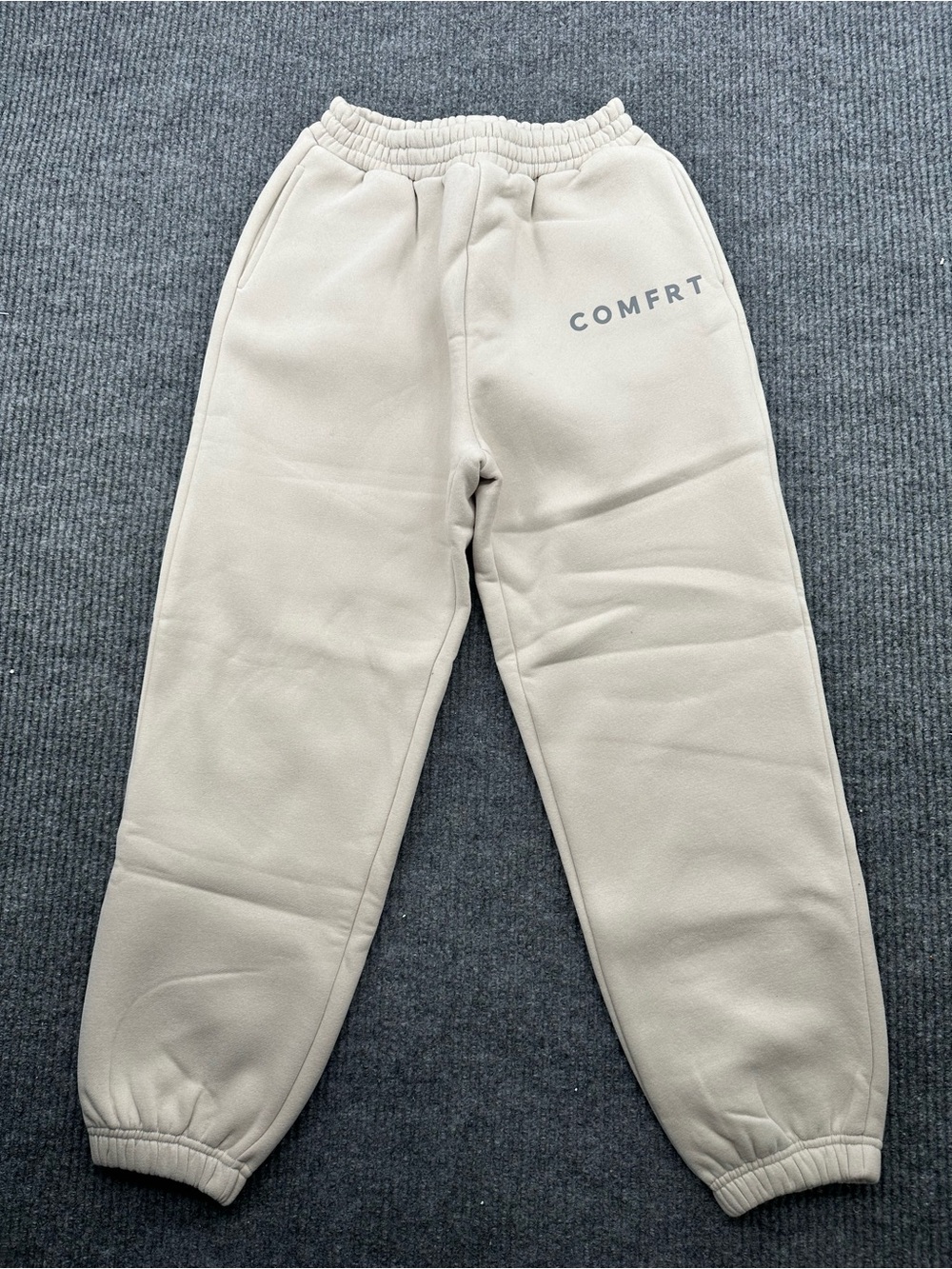 COMFRT Kids' Cream Jogger Sweatpants